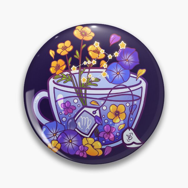 Item preview, Virgo Zodiac Teacup designed and sold by heysoleilart.