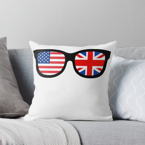 Item preview, USA + UK Glasses | Dual Flag Sunglasses Design designed and sold by wackyartwork.