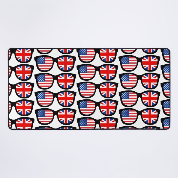 Item preview, USA + UK Glasses | Dual Flag Sunglasses Design designed and sold by wackyartwork.