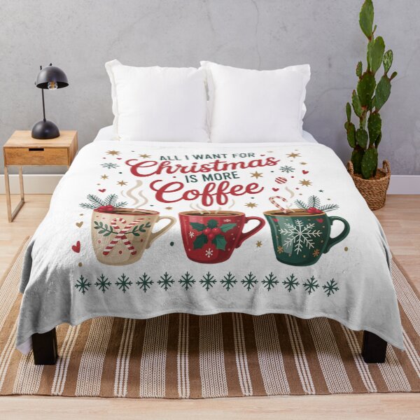 Item preview, ALL I WANT FOR Christmas IS MORE Coffee designed and sold by VladoZork.