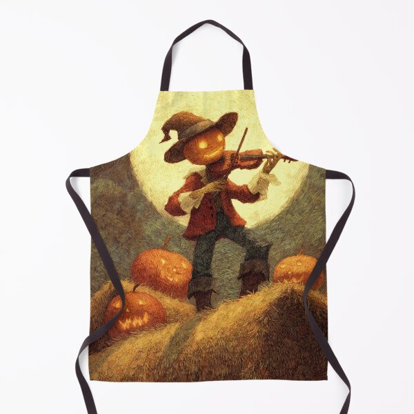 Item preview, Pumpkin Fiddler under the Harvest Moon designed and sold by ArgentoArt.