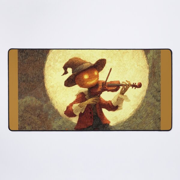 Item preview, Pumpkin Fiddler under the Harvest Moon designed and sold by ArgentoArt.