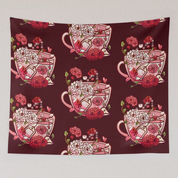 Item preview, Scorpio Zodiac Teacup designed and sold by heysoleilart.