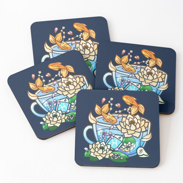 Artikelvorschau, Teetasse mit Sternzeichen Fische entworfen und verkauft von heysoleilart.