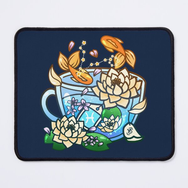 Item preview, Pisces Zodiac Teacup designed and sold by heysoleilart.