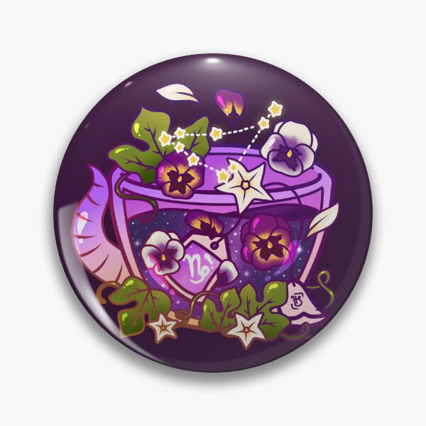 Item preview, Capricorn Zodiac Teacup designed and sold by heysoleilart.