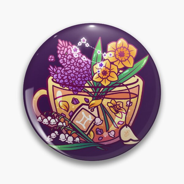 Item preview, Gemini Zodiac Teacup designed and sold by heysoleilart.