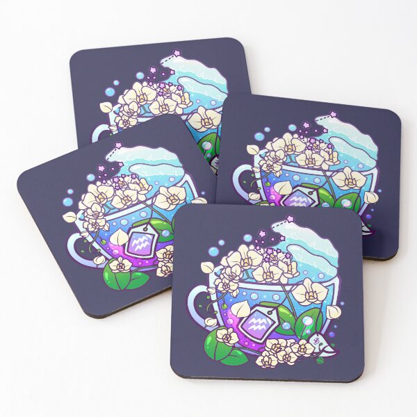Artikelvorschau, Wassermann Sternzeichen Teetasse entworfen und verkauft von heysoleilart.