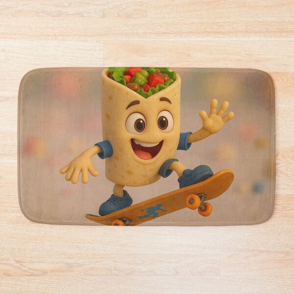 Item preview, Skater Burrito designed and sold by Sillytoe.