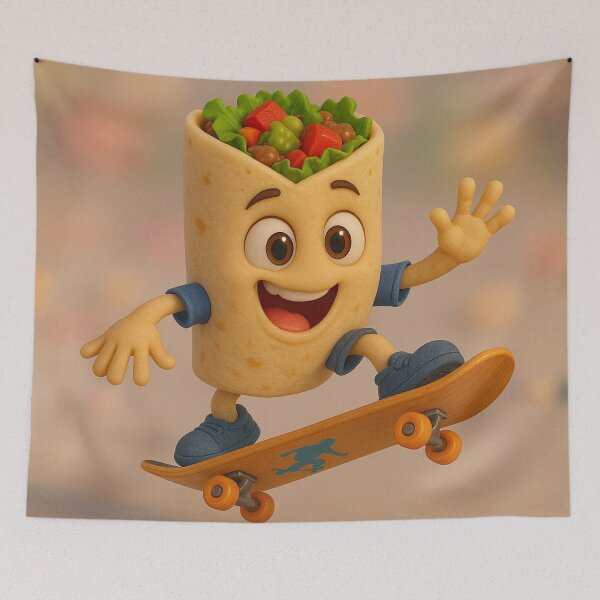 Item preview, Skater Burrito designed and sold by Sillytoe.