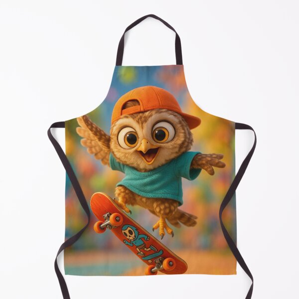 Item preview, Skater Burrowing Owl designed and sold by Sillytoe.