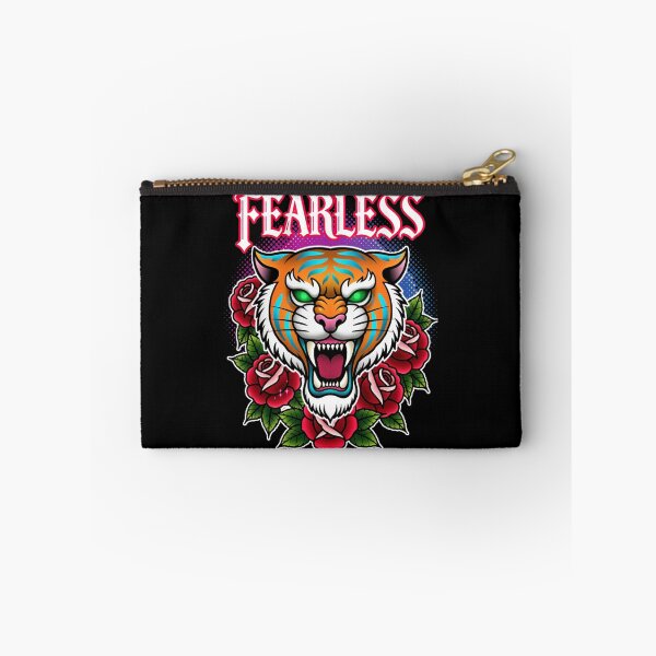 Item preview, Fearless – Tiger and Neon Roses / Ahau Designs designed and sold by Ahau Designs.
