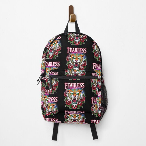 Item preview, Fearless – Tiger and Neon Roses / Ahau Designs designed and sold by Ahau Designs.