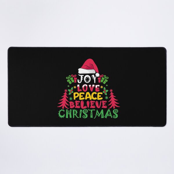 Item preview, Joy Love Peace Believe Christmas designed and sold by teesvect.