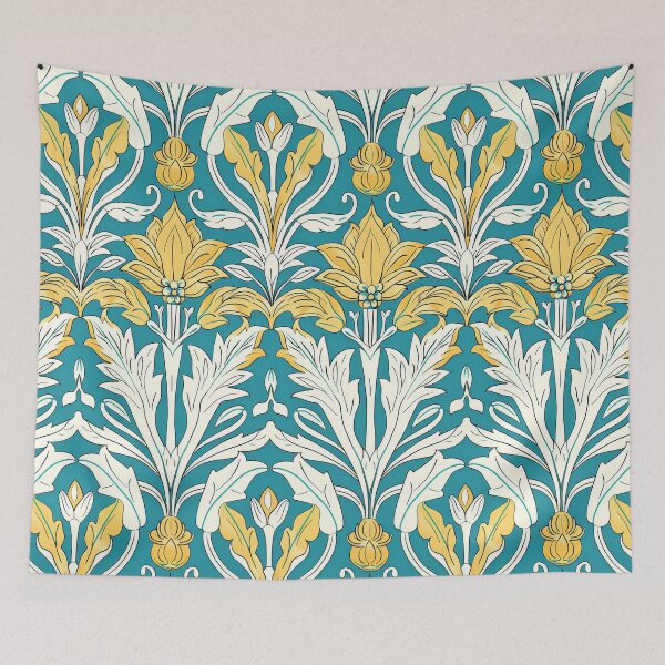 Item preview, Intricate Acanthus Leaf Textile Design designed and sold by Atlas Kai.