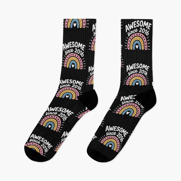 Item preview, Awesome Since 2016 Rainbow Heart Design - 9 years old birthday  designed and sold by Gogetgiggles.