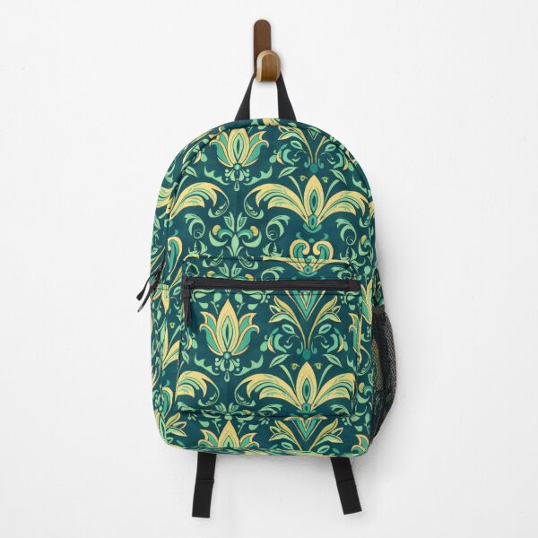 Item preview, Green and Gold Damask Seamless Pattern designed and sold by Atlas Kai.