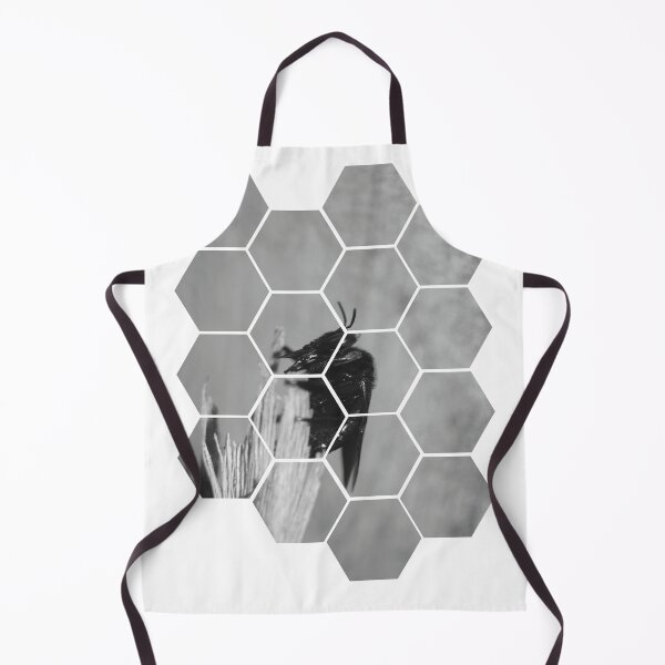 Item preview, Carpenter Bee on Hexagons designed and sold by ROSE ANN BANILAR.