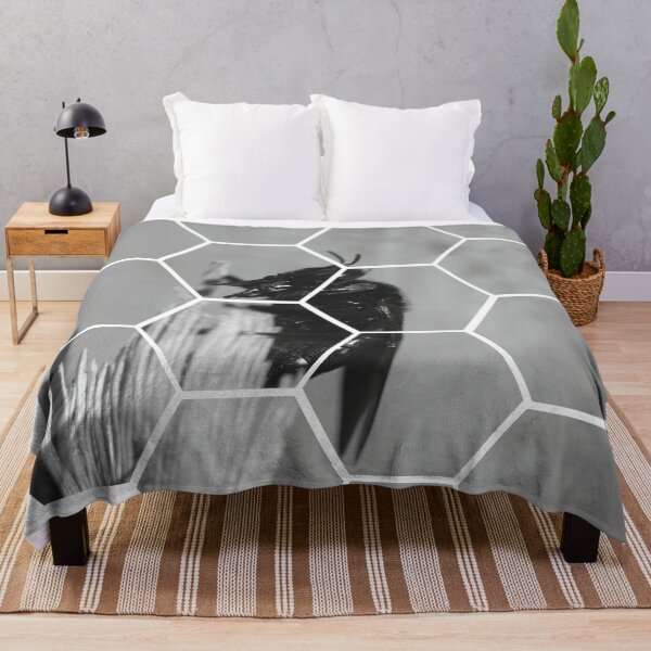 Item preview, Carpenter Bee on Hexagons designed and sold by ROSE ANN BANILAR.