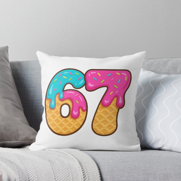 Item preview, 67 Six Seven Ice Cream Drip Softball Baseball designed and sold by IYCRT.