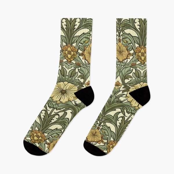 Item preview, Vintage Dark Floral Victorian Style Pattern designed and sold by Atlas Kai.