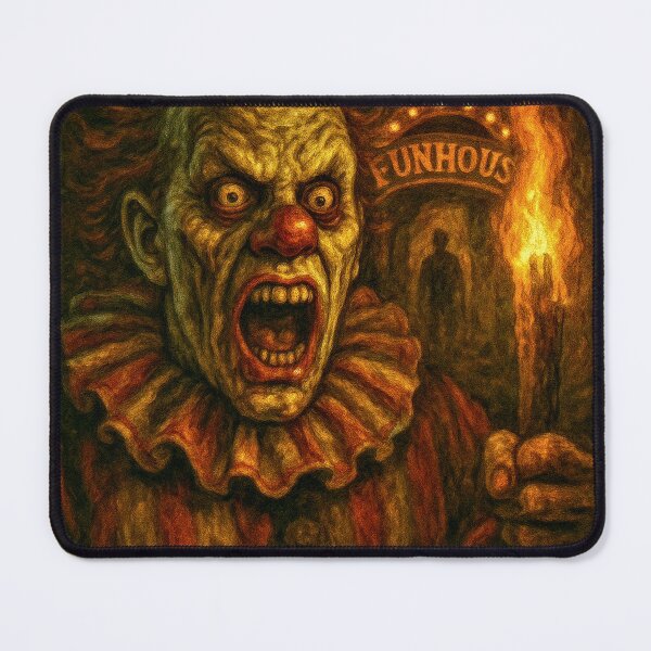 Item preview, The Funhouse Horror – Twisted Carnival Art | Halloween Collection designed and sold by Art's Diner.
