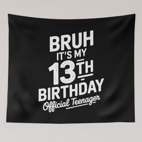 Item preview, ¡Hermano, es mi cumpleaños número 13, adolescente oficial! designed and sold by Gogetgiggles.