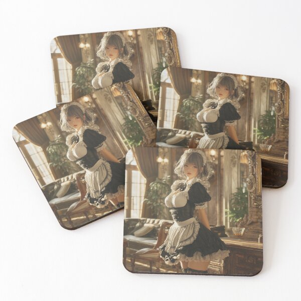Item preview, Elegant Gothic Maid in Luxurious Victorian Parlor designed and sold by Hartfield Press.