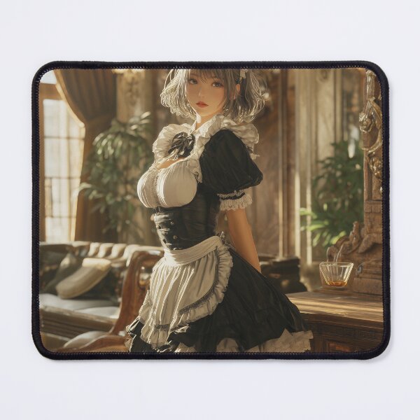 Item preview, Elegant Gothic Maid in Luxurious Victorian Parlor designed and sold by Hartfield Press.