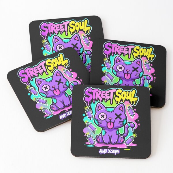 Item preview, Street Soul – Neon Graffiti Cat / Ahau Designs designed and sold by Ahau Designs.