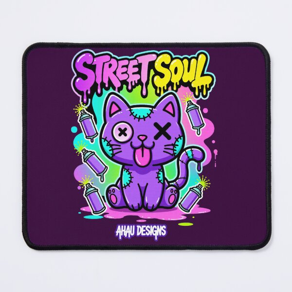 Item preview, Street Soul – Neon Graffiti Cat / Ahau Designs designed and sold by Ahau Designs.