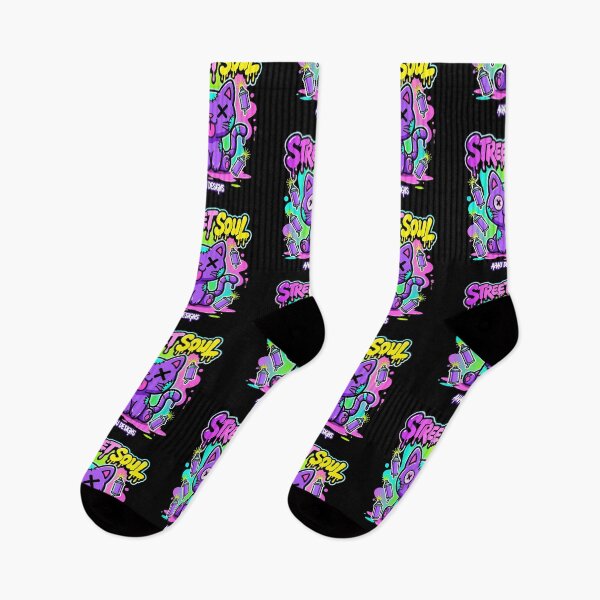 Item preview, Street Soul – Neon Graffiti Cat / Ahau Designs designed and sold by Ahau Designs.
