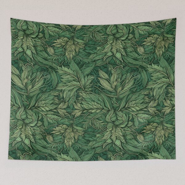 Item preview, Light green leaf pattern designed and sold by PsionicVoid.