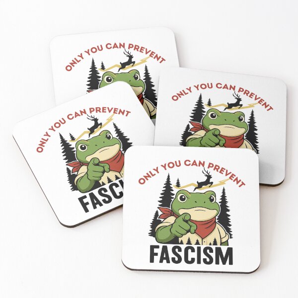 Item preview, Funny Anti-Fascism Frog T-Shirt – Stand for Democracy & Equality | Hop for Freedom Protest Tee for Men & Women designed and sold by YourgiftShop.