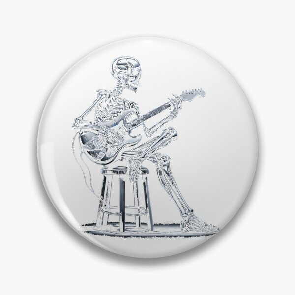 Item preview, Skull-Strumming-Guitar---Rock-Music-Themed designed and sold by Ni55Donald.