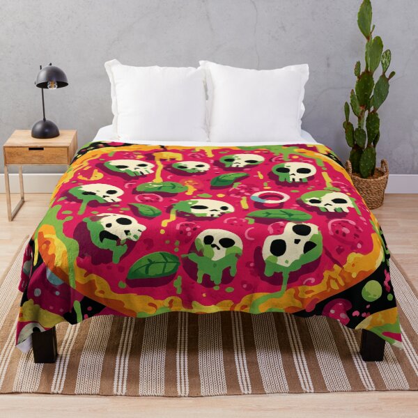 Item preview, Skulls & Slices: Spooky Pizza Party designed and sold by ArgentoArt.