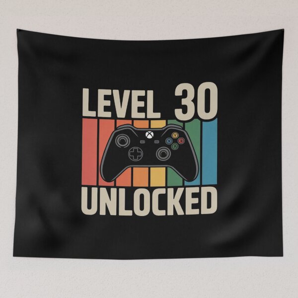 Item preview, Level 30 Unlocked Gamer Achievement designed and sold by Gogetgiggles.