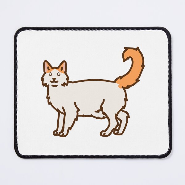 Item preview, Longhair Cat Orange Van Ginger Red designed and sold by JunoPrintsStore.