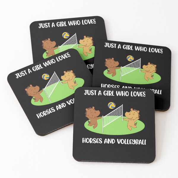 Item preview, horses and volleyball funny volleyball designed and sold by Maciehermann1.