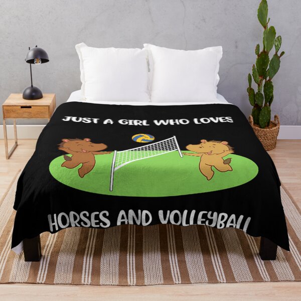 Item preview, horses and volleyball funny volleyball designed and sold by Maciehermann1.