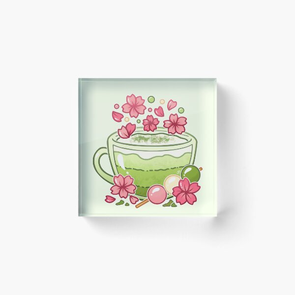 Item preview, Sakura Matcha Tea designed and sold by heysoleilart.
