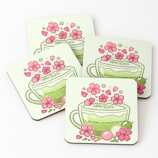 Item preview, Sakura Matcha Tea designed and sold by heysoleilart.