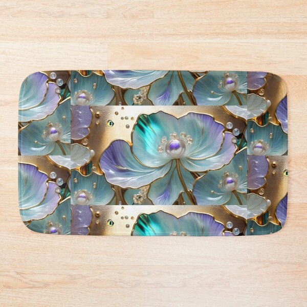 Item preview, OPIUM POPPY FLOWERS * Violet Jade Floral Botanical Nature Landscape Bejeweled Stained Glass ~ Coastal Seaside Cottage Core Holiday Christmas Birthday Bridal/Baby Shower Wedding AirBnB GIFT designed and sold by Spinning Plates 360.