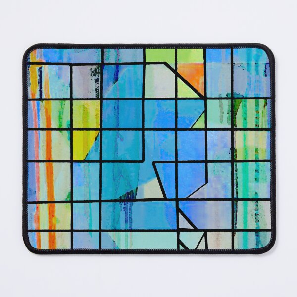 Item preview, Blue Grid designed and sold by ViaARTfactory.