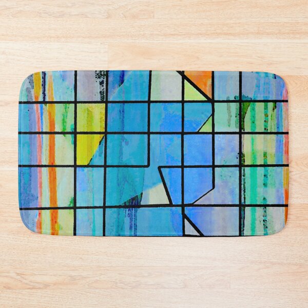 Item preview, Blue Grid designed and sold by ViaARTfactory.