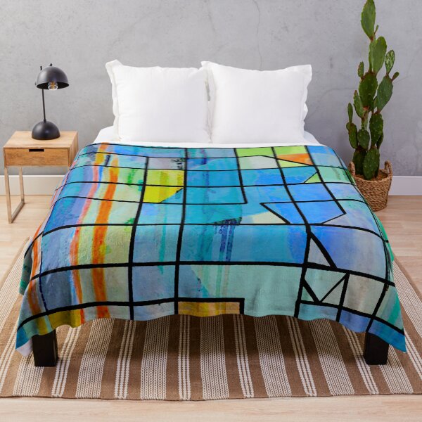 Item preview, Blue Grid designed and sold by ViaARTfactory.