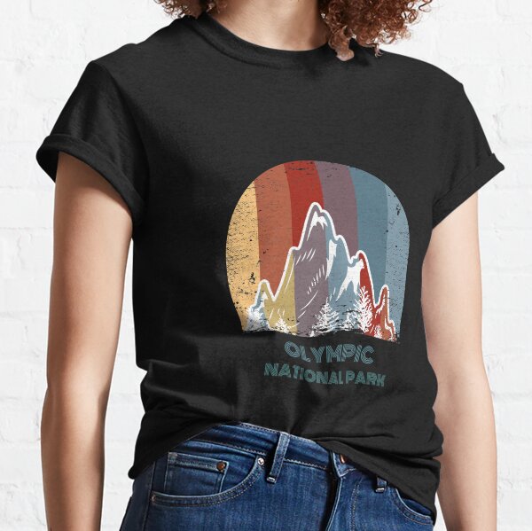  Olympic National Park Washington Premium T-Shirt : Sports &  Outdoors