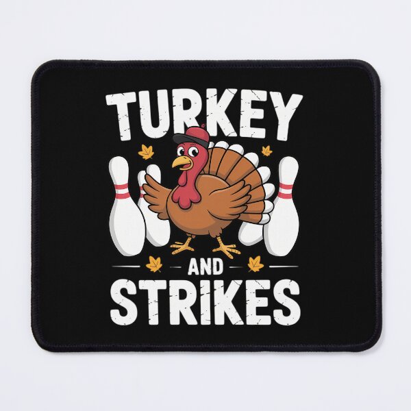 Item preview, Turkey And Strikes Bowling Thanksgiving designed and sold by petrichorsworld.