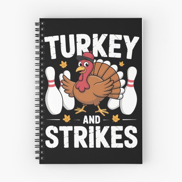 Item preview, Turkey And Strikes Bowling Thanksgiving designed and sold by petrichorsworld.