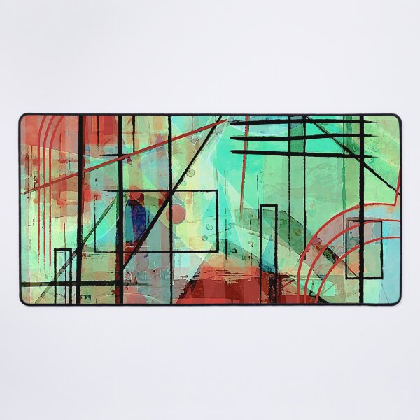 Item preview, Shipyard Abstract designed and sold by ViaARTfactory.
